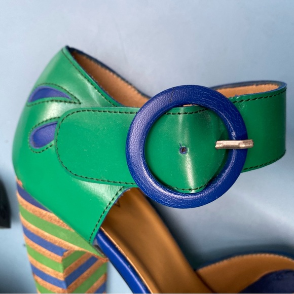 John Fluevog Views Maier Green Heels - US 7 - Picture 13 of 13